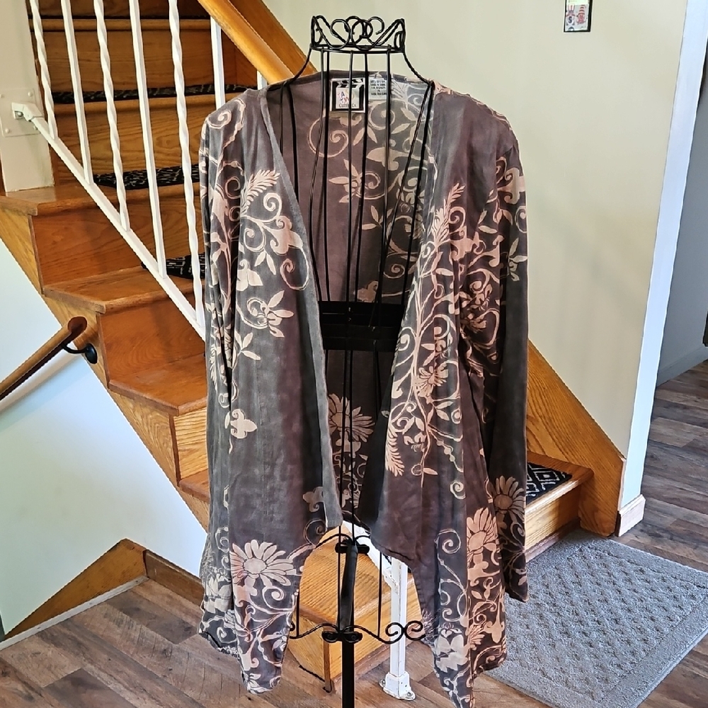 👚TAKE TWO CLOTHING CO Floral Open Front Cardigan